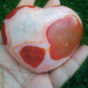 Carnelian Stone / Carnelian Heart